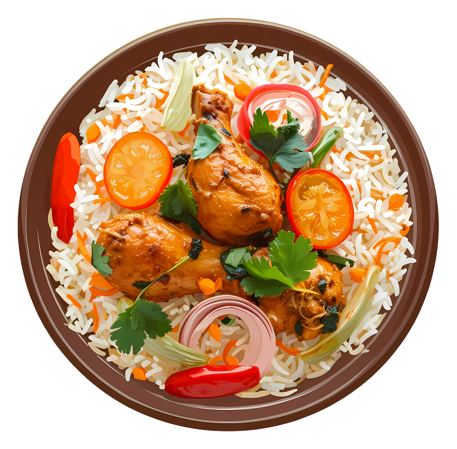 Chicken Biryani Sticker Premium Vinyl Sticker