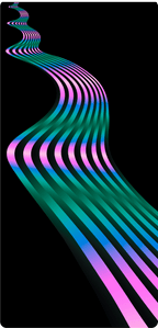 Neon Wave Mobile Skin
