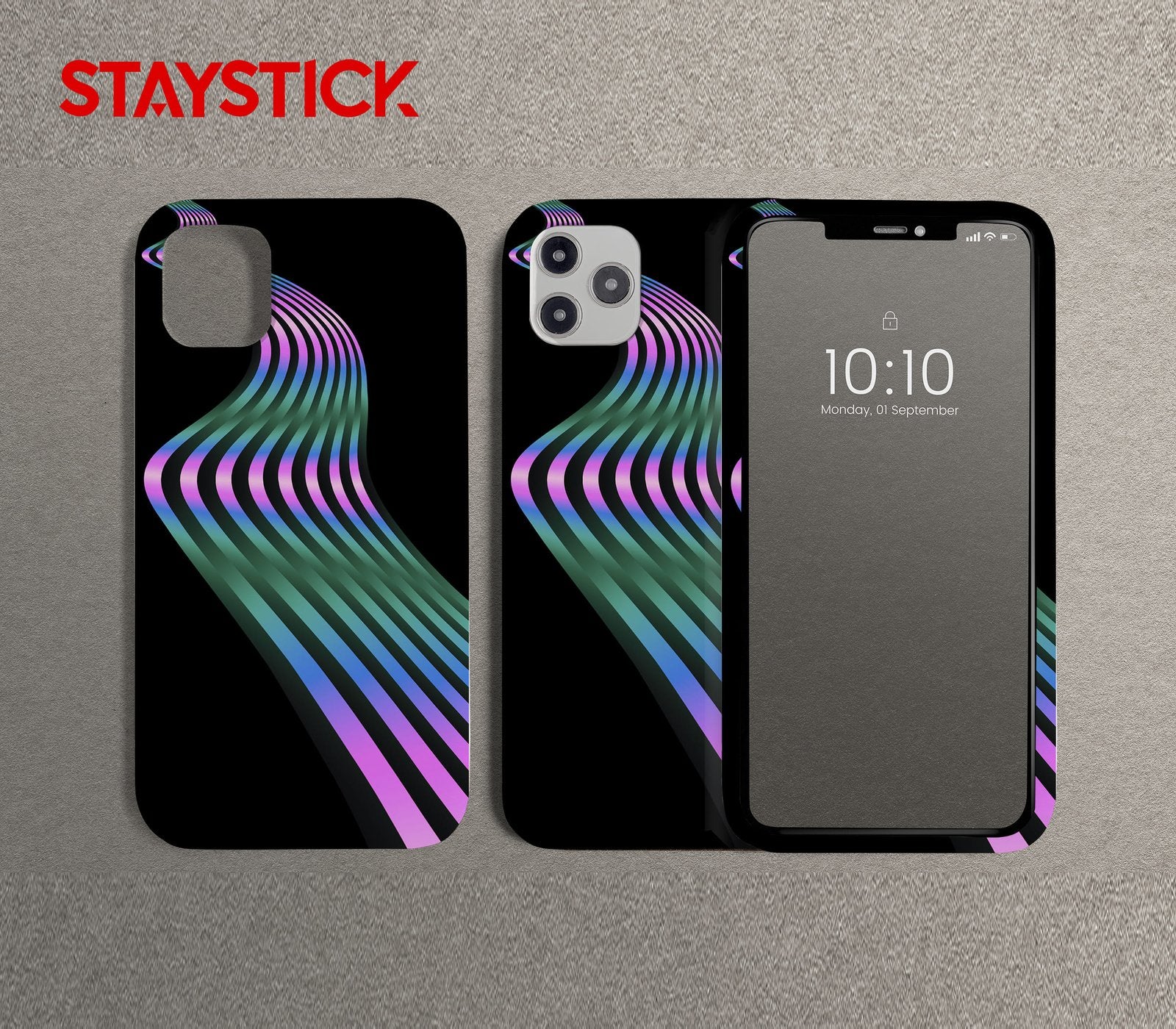 Neon Wave Mobile Skin