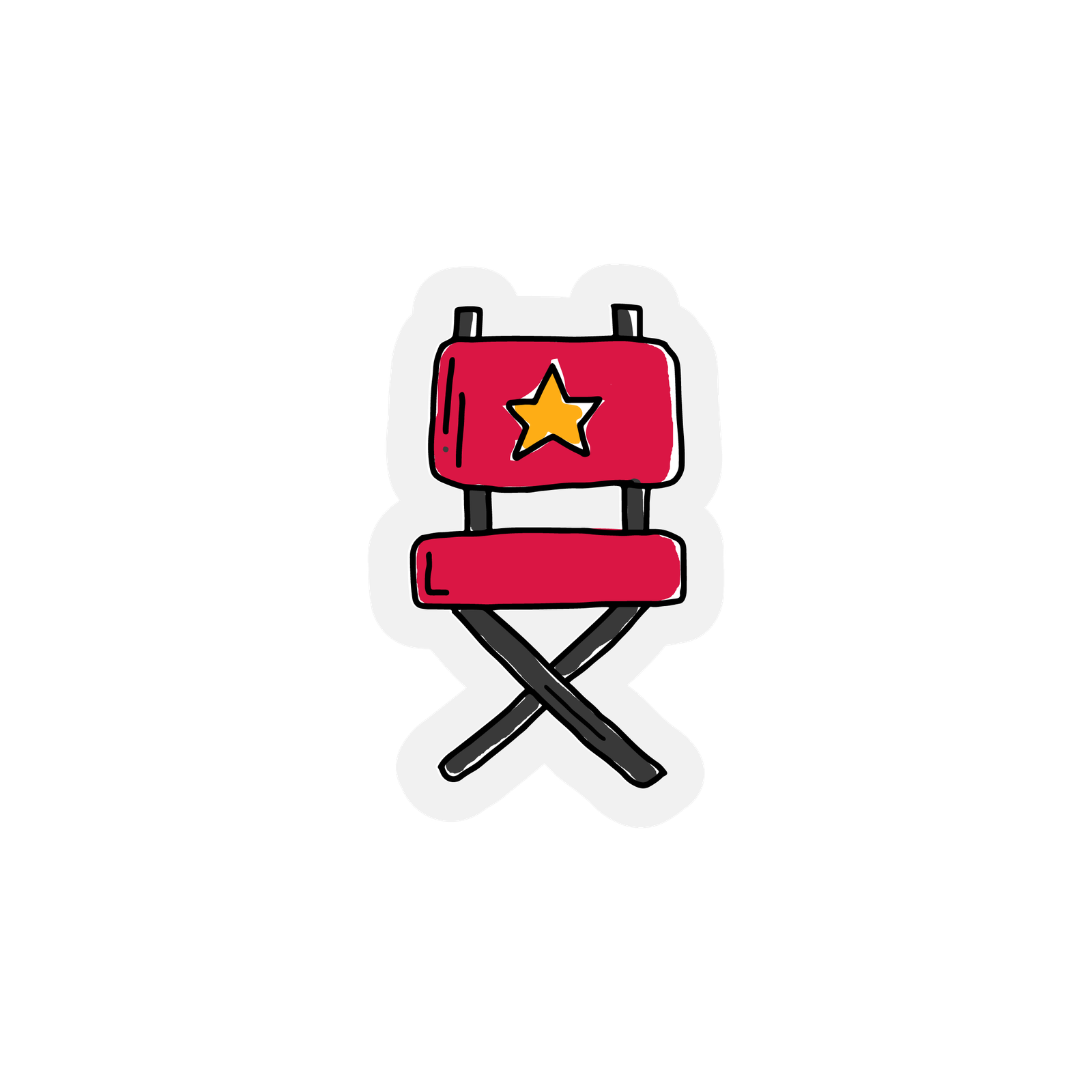 CHAIR STICKER Premium Vinyl Sticker