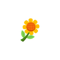 FLOWER STICKER Premium Vinyl Sticker