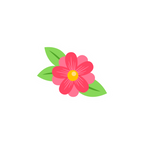 FLOWER STICKER Premium Vinyl Sticker
