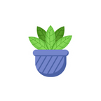 FLOWER POT STICKER Premium Vinyl Sticker
