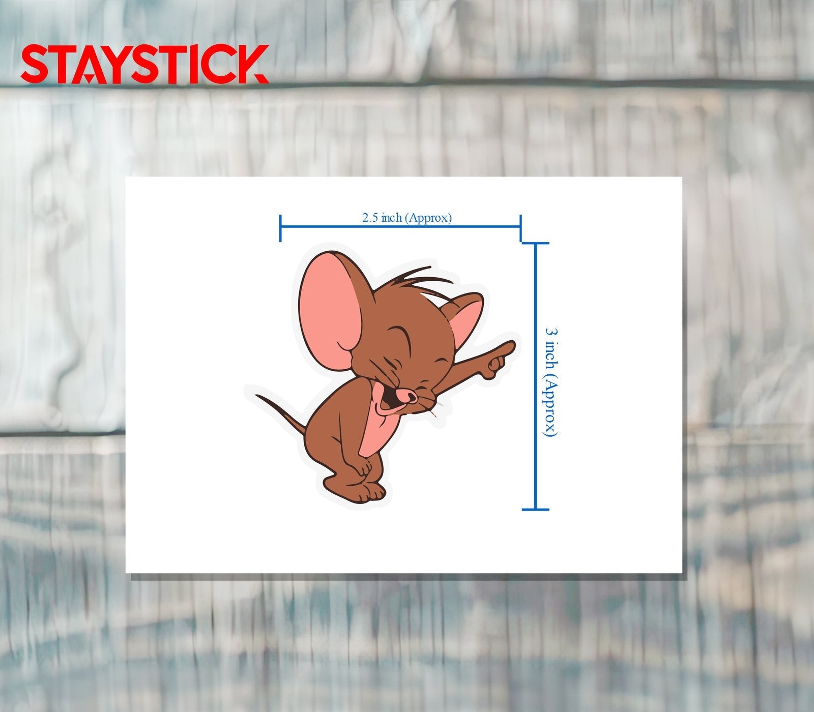 JERRY STICKER Premium Vinyl Sticker