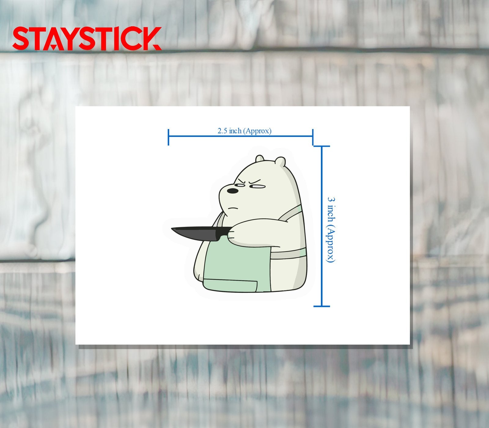 CARTOON STICKER Premium Vinyl Sticker