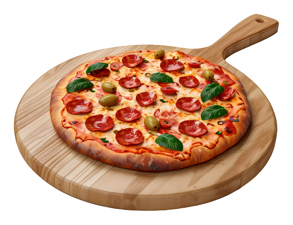 Pepperoni Pizza Sticker Premium Vinyl Sticker