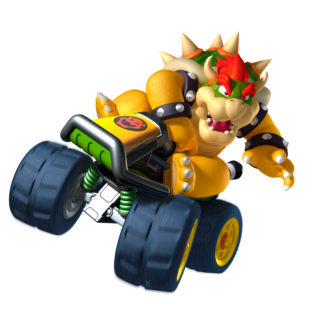 Bowser Mario Kart Sticker Premium Vinyl Sticker