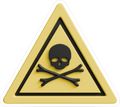 TRIANGULAR DANGER STICKER Premium Vinyl Sticker