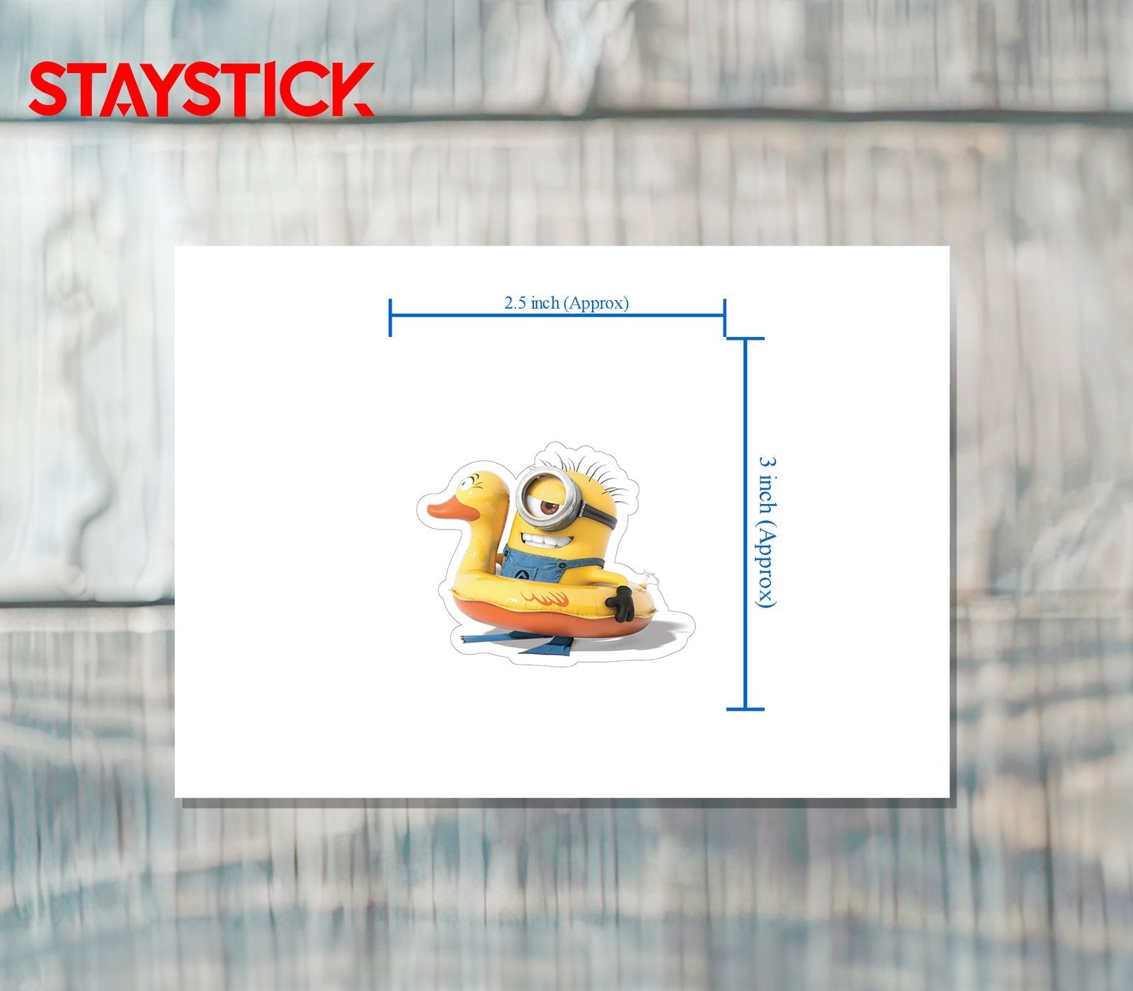 Surprised Patrick Star Sticker 3D Premium Sticker