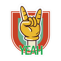 YEAH STICKER Metalized Sticker