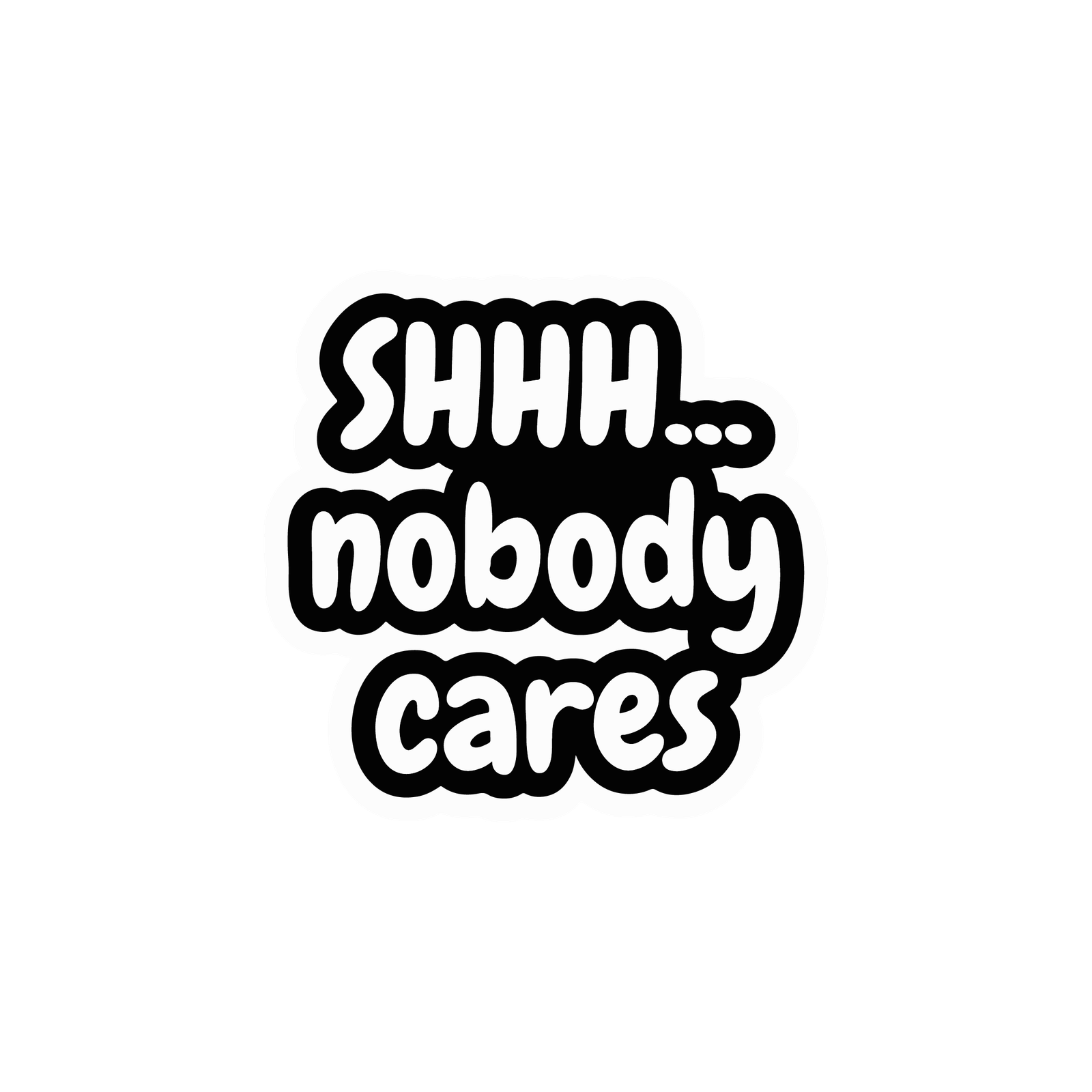COLD REALITY STICKER Metalized Sticker