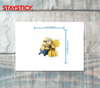 Minion Hugging Bananas Sticker Premium Vinyl Sticker
