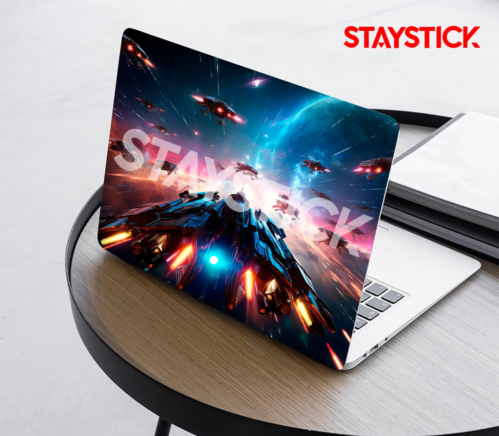 SPACE BATTLE Laptop Skin