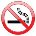 NO SMOKING STICKER Premium Vinyl Sticker