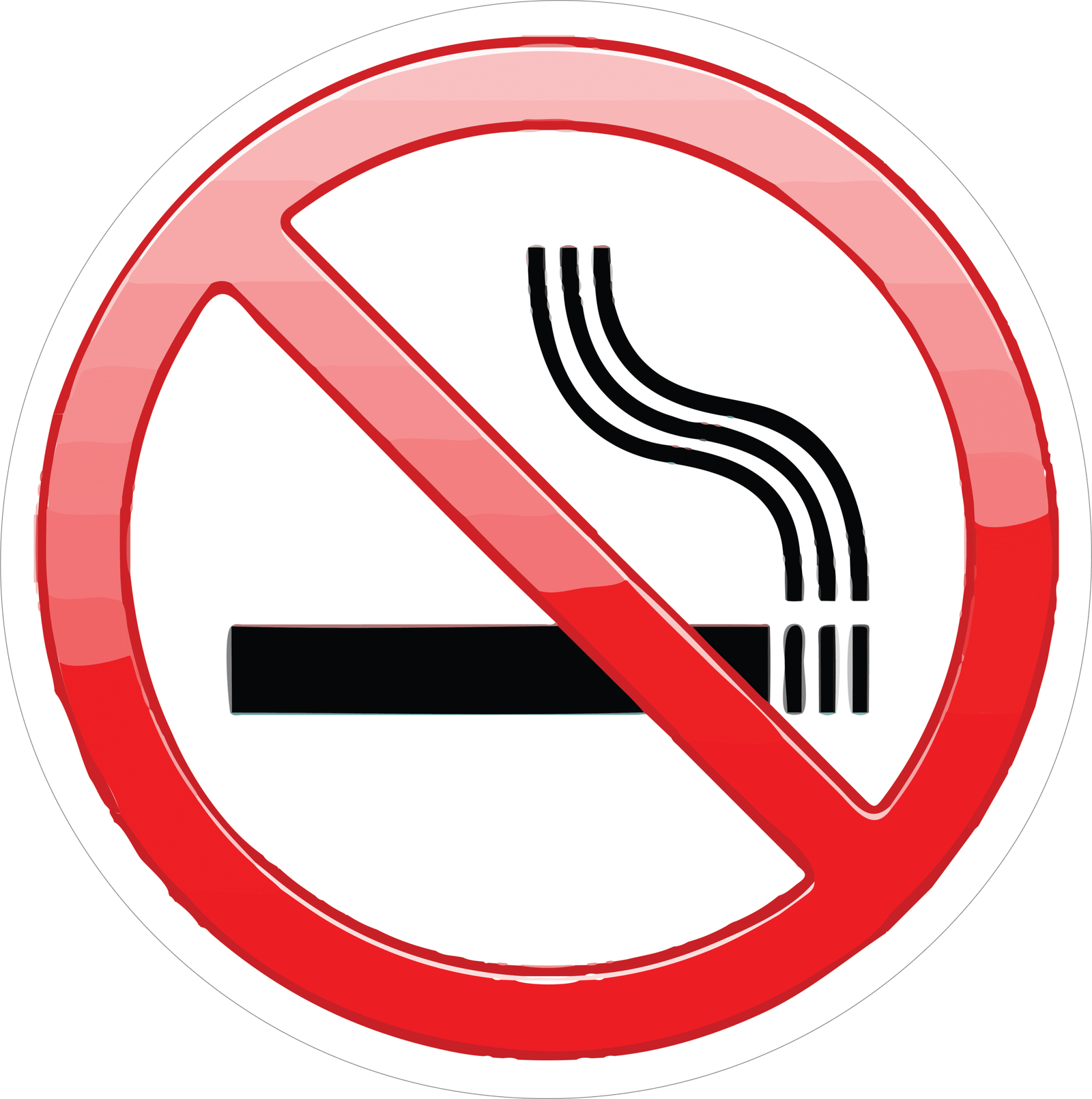 NO SMOKING STICKER Premium Vinyl Sticker