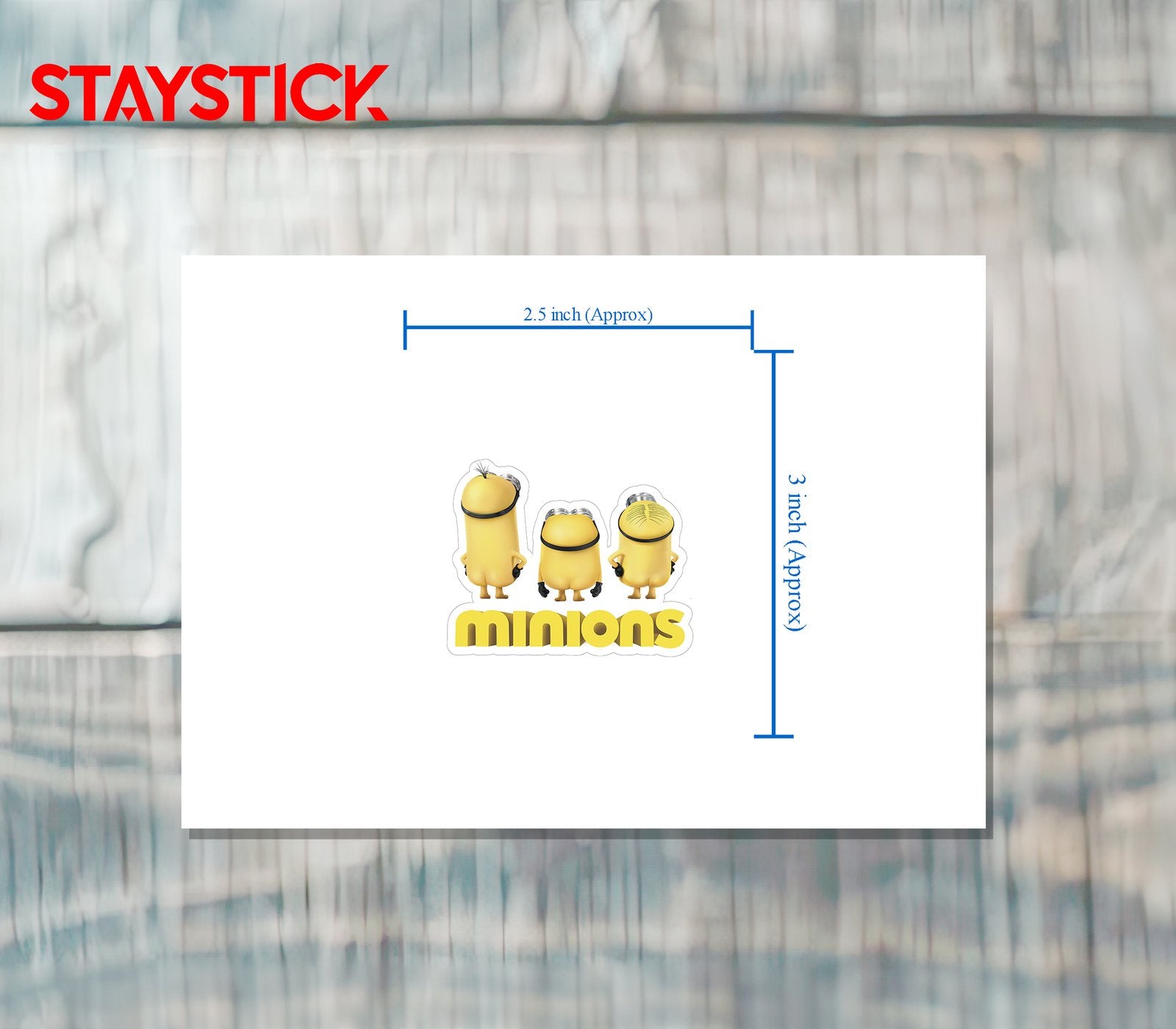 Minions Group Sticker Premium Vinyl Sticker