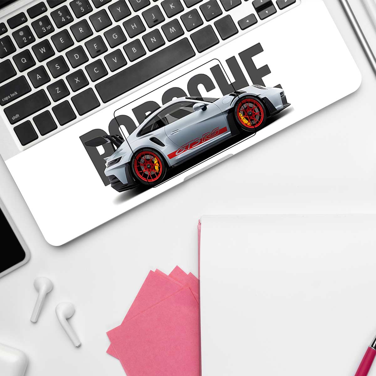 Porsche 911 GT3 RS Racing Laptop Skin