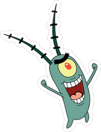 Plankton Sticker Premium Vinyl Sticker