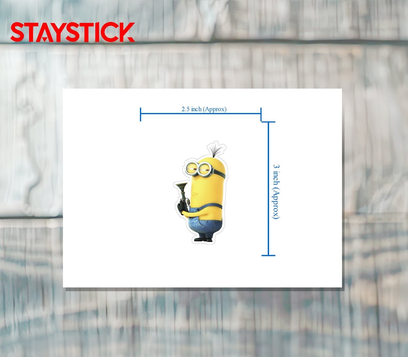 Surprised Patrick Star Sticker 3D Premium Sticker