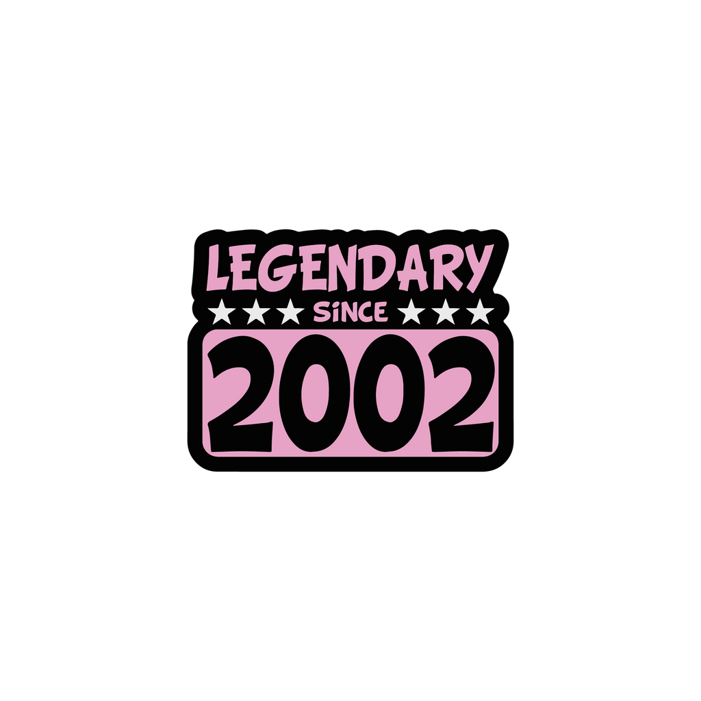 2002 STICKER Premium Vinyl Sticker