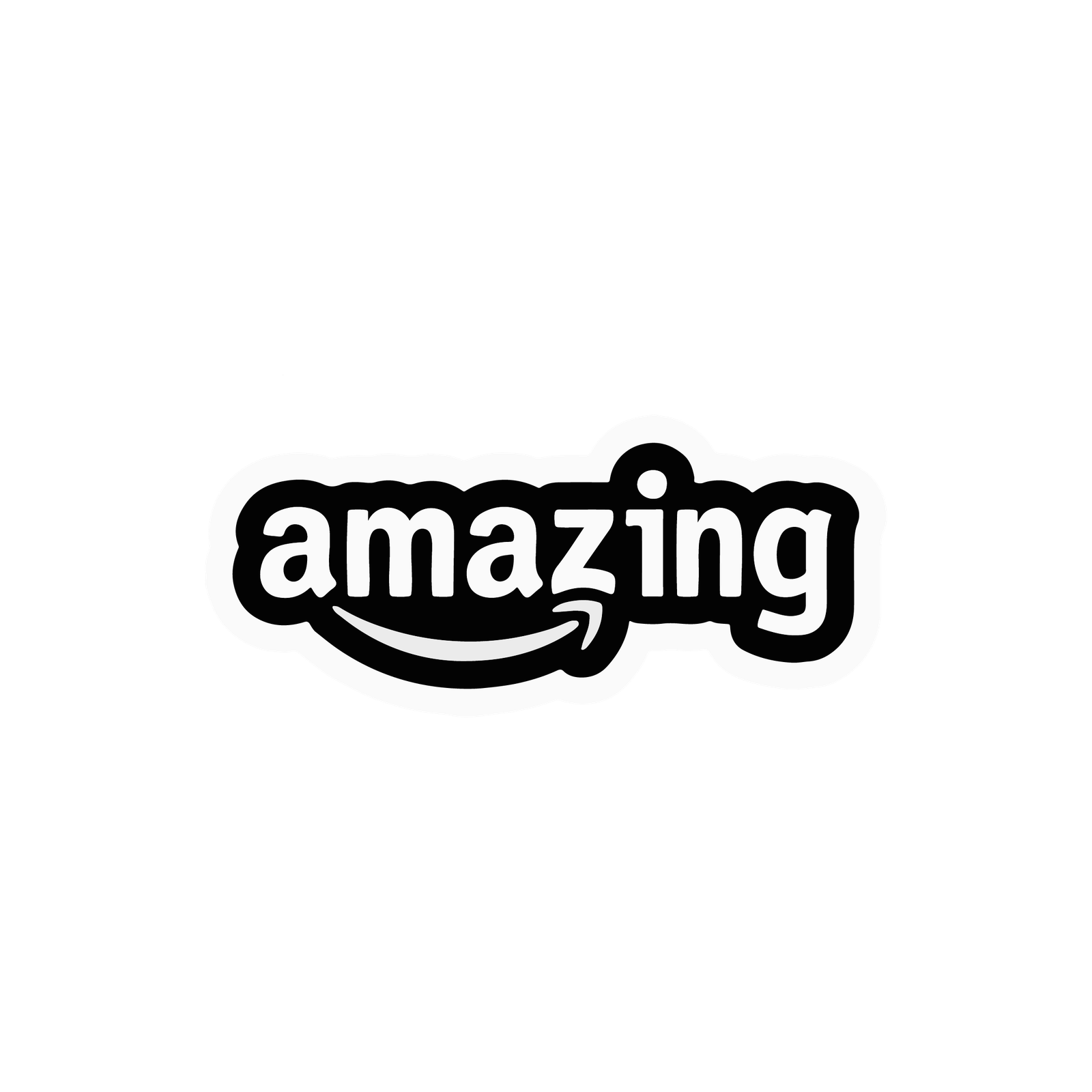 AMAZING STICKER Metalized Sticker