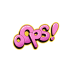 OOPS STICKER Metalized Sticker