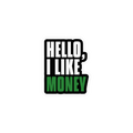 HELLO STICKER Premium Vinyl Sticker