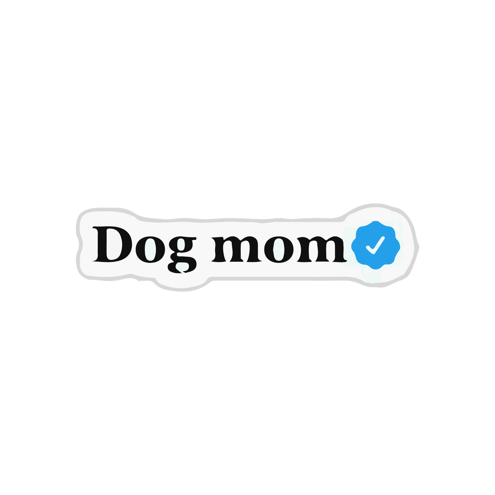 DOG MOM STICKER Premium Vinyl Sticker