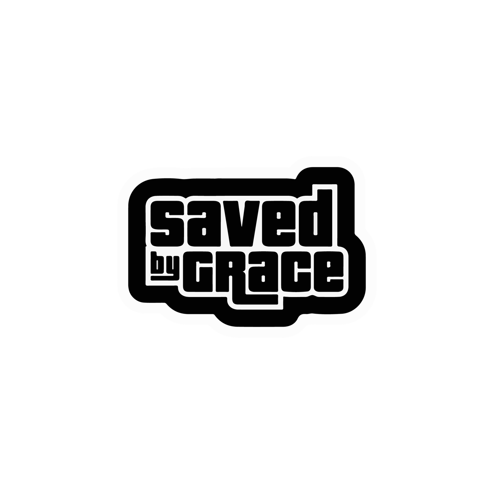 SAVED STICKER Premium Vinyl Sticker