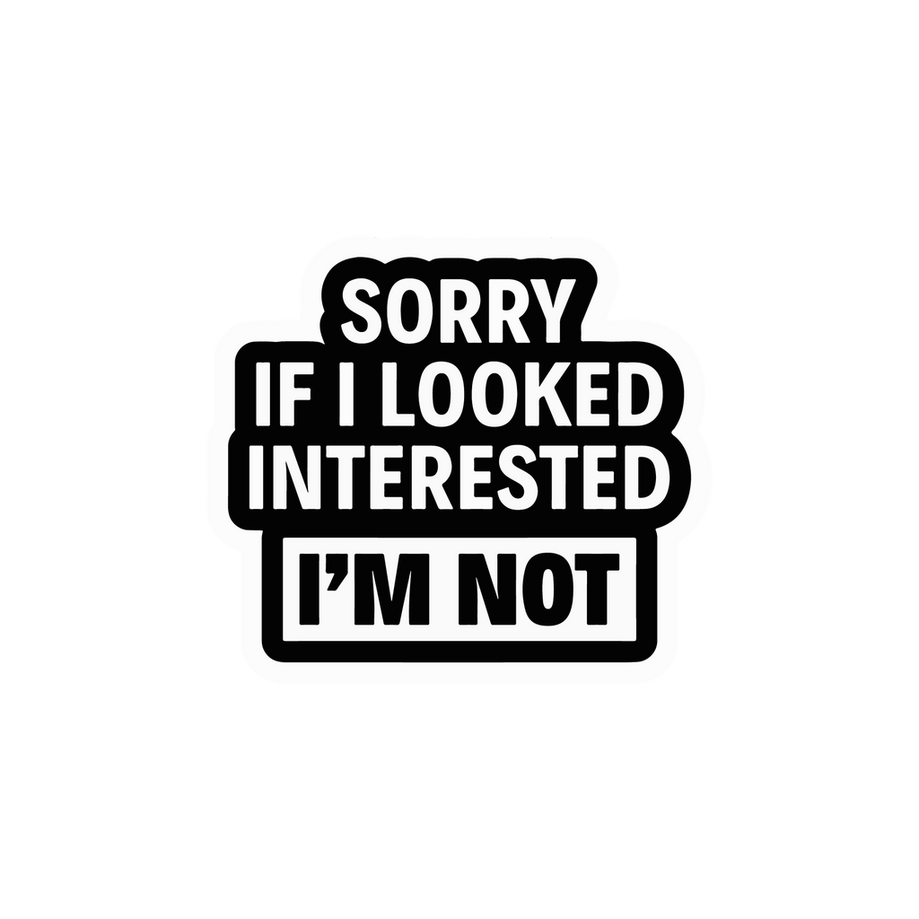 FUNNY STICKER Metalized Sticker