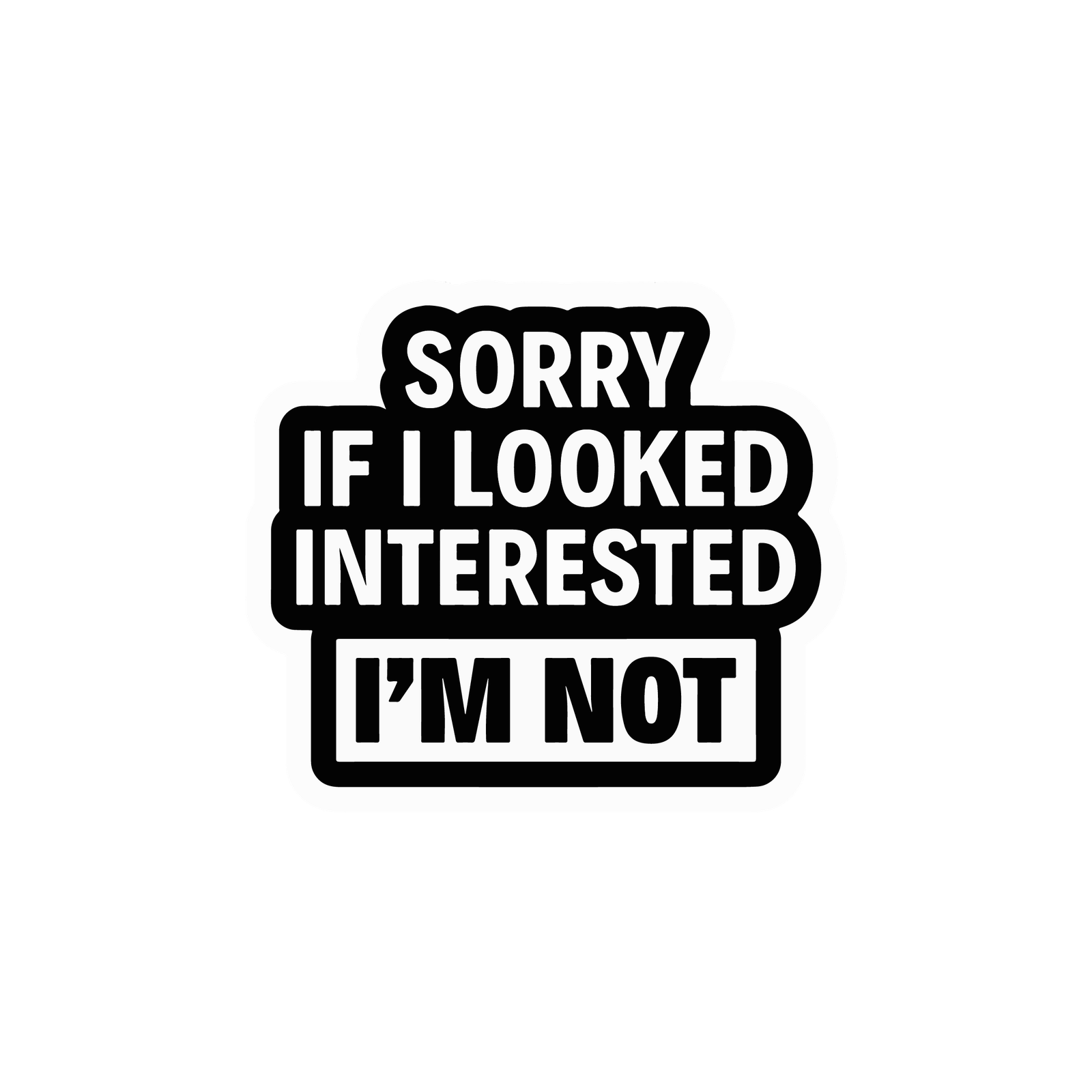 FUNNY STICKER Metalized Sticker