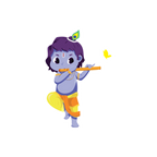 Little Krishna Sticker Premium Vinyl Sticker