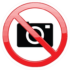 NO PHOTOGRAPHY STICKER Premium Vinyl Sticker