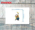 Minion Reaching for Banana Sticker Premium Vinyl Sticker