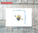 Happy Minion Sticker Premium Vinyl Sticker