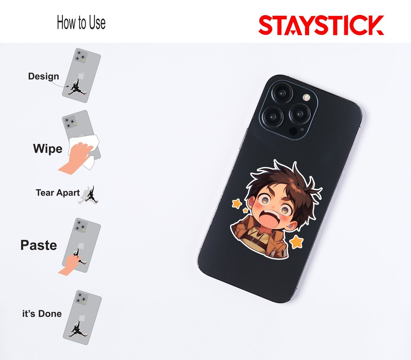 Laugh boy sticker Premium Vinyl Sticker