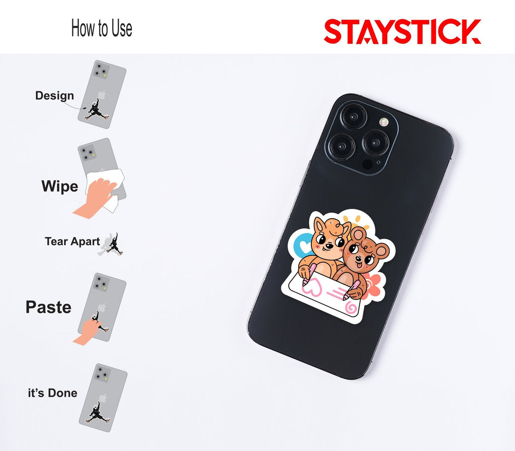 Twin Emoji Sticker Premium Vinyl Sticker