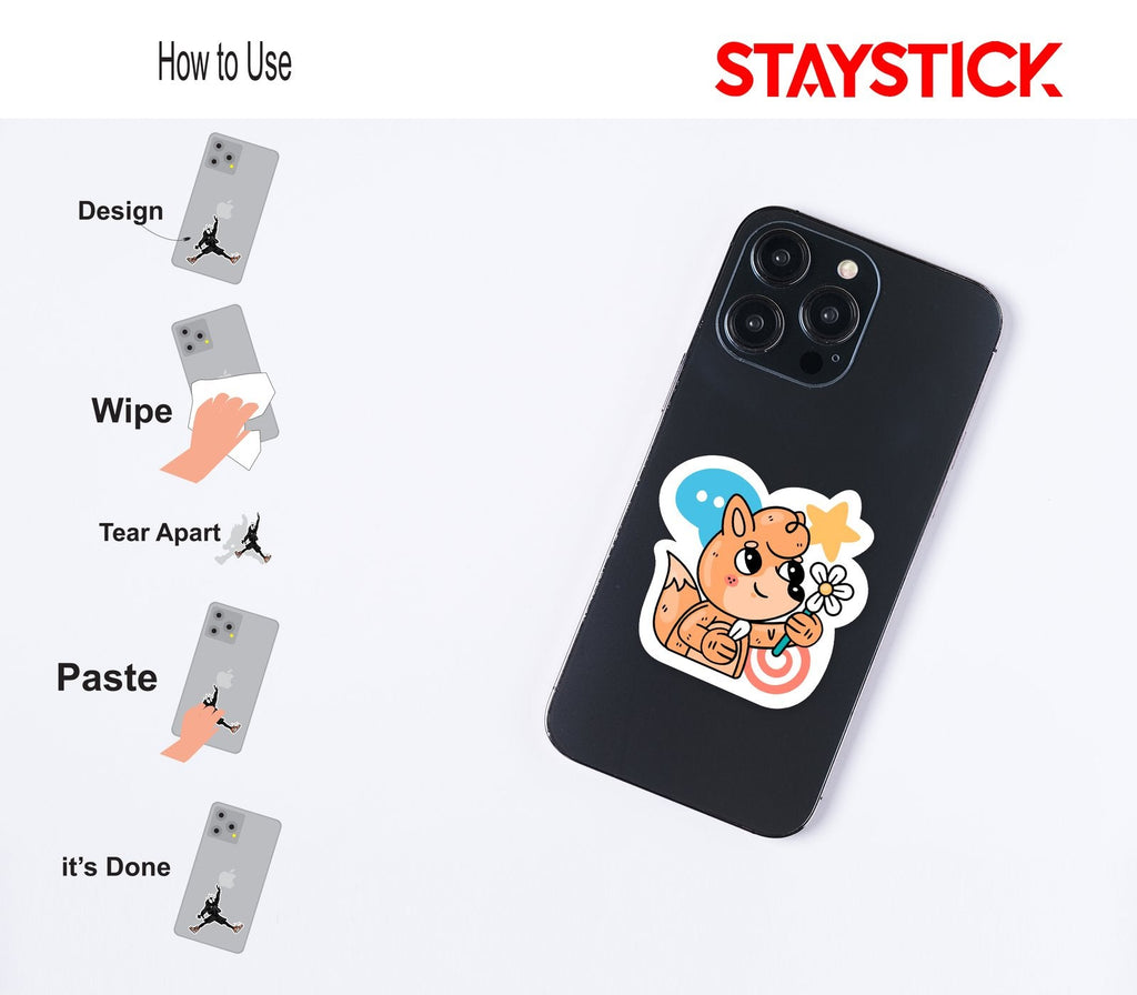 Cartoon Sticker Premium Vinyl Sticker