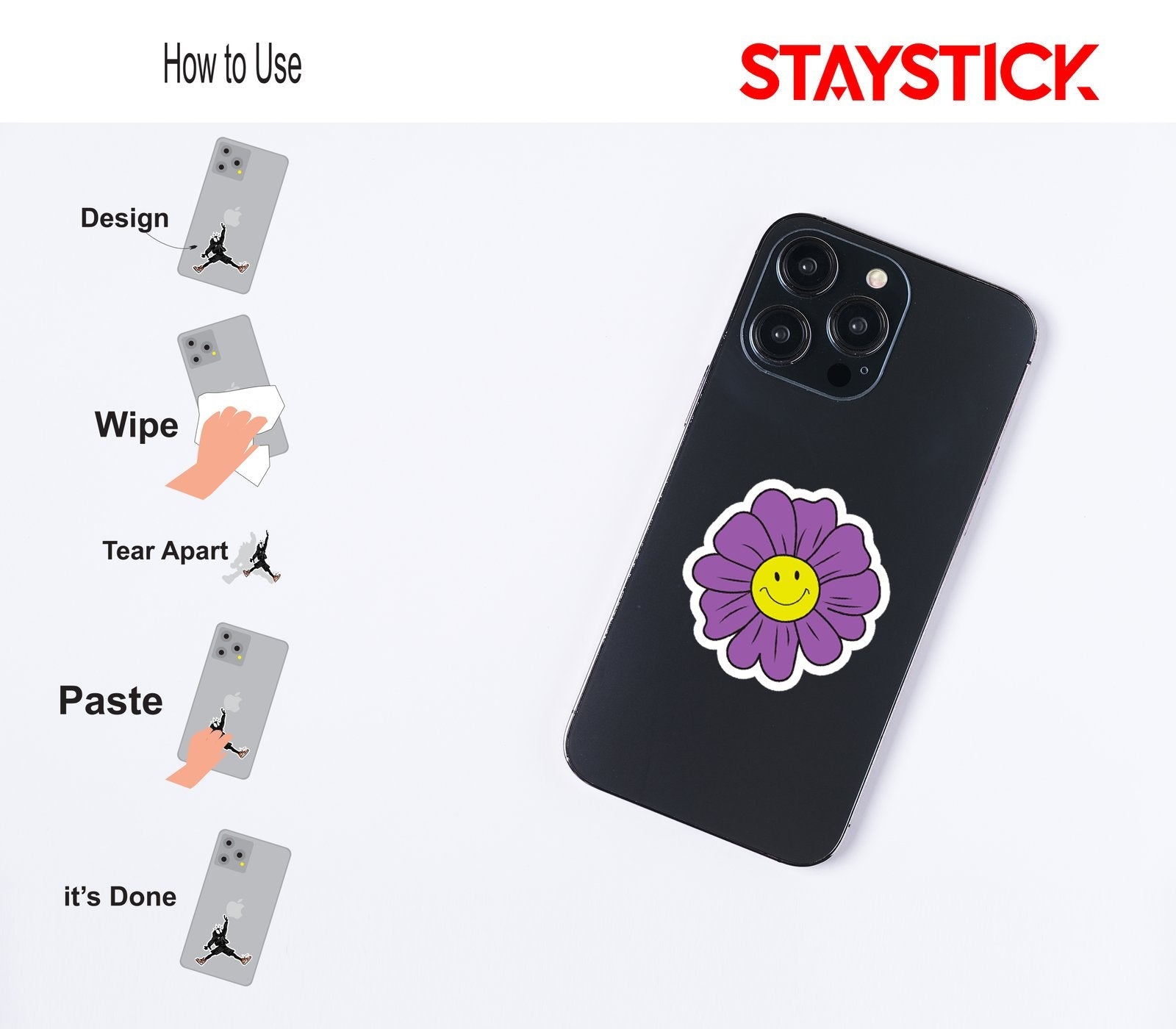 FLOWER STICKER Premium Vinyl Sticker