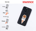 ICE CREAM STICKER Premium Vinyl Sticker
