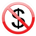 NO CASH TRANSACTION STICKER Premium Vinyl Sticker