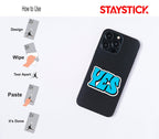 YES STICKER Metalized Sticker