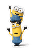 Stacked Minions Sticker Premium Vinyl Sticker