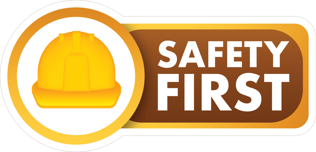 SAFETY FIRST STICKER Safety Sticker