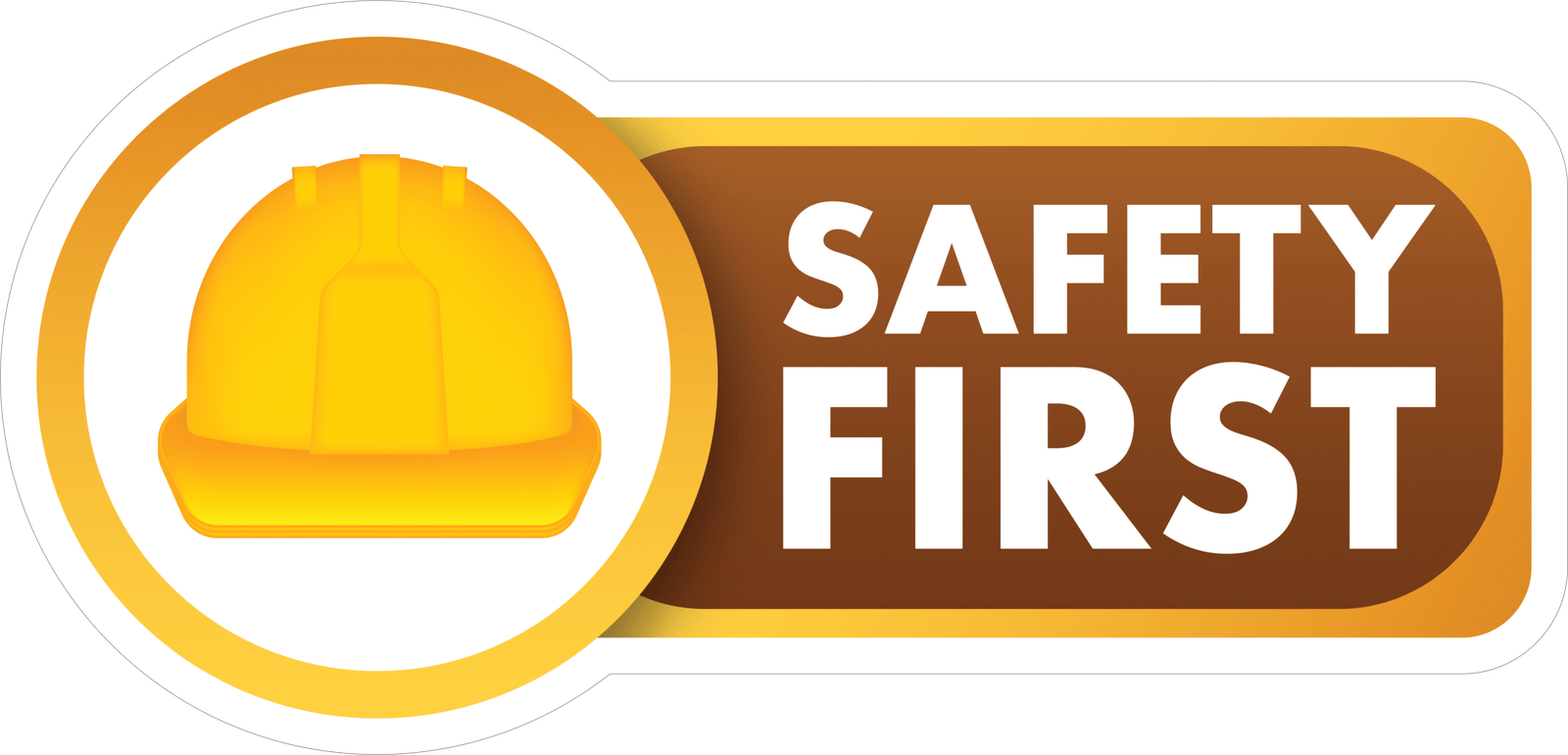 SAFETY FIRST STICKER Safety Sticker
