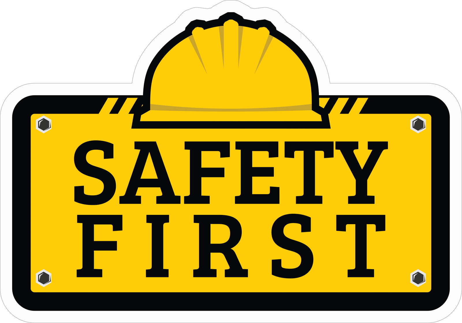 SAFETY FIRST STICKER Safety Sticker