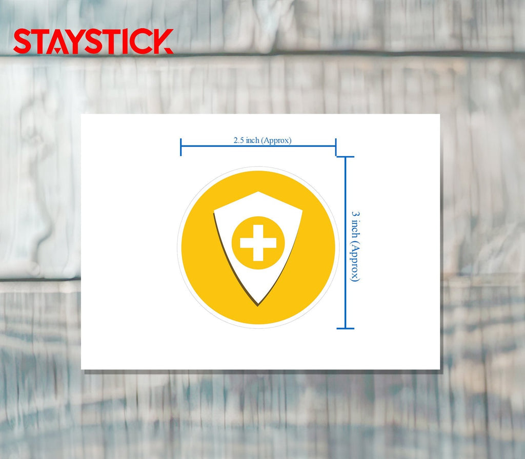 SAFETY STICKER Premium Vinyl Sticker