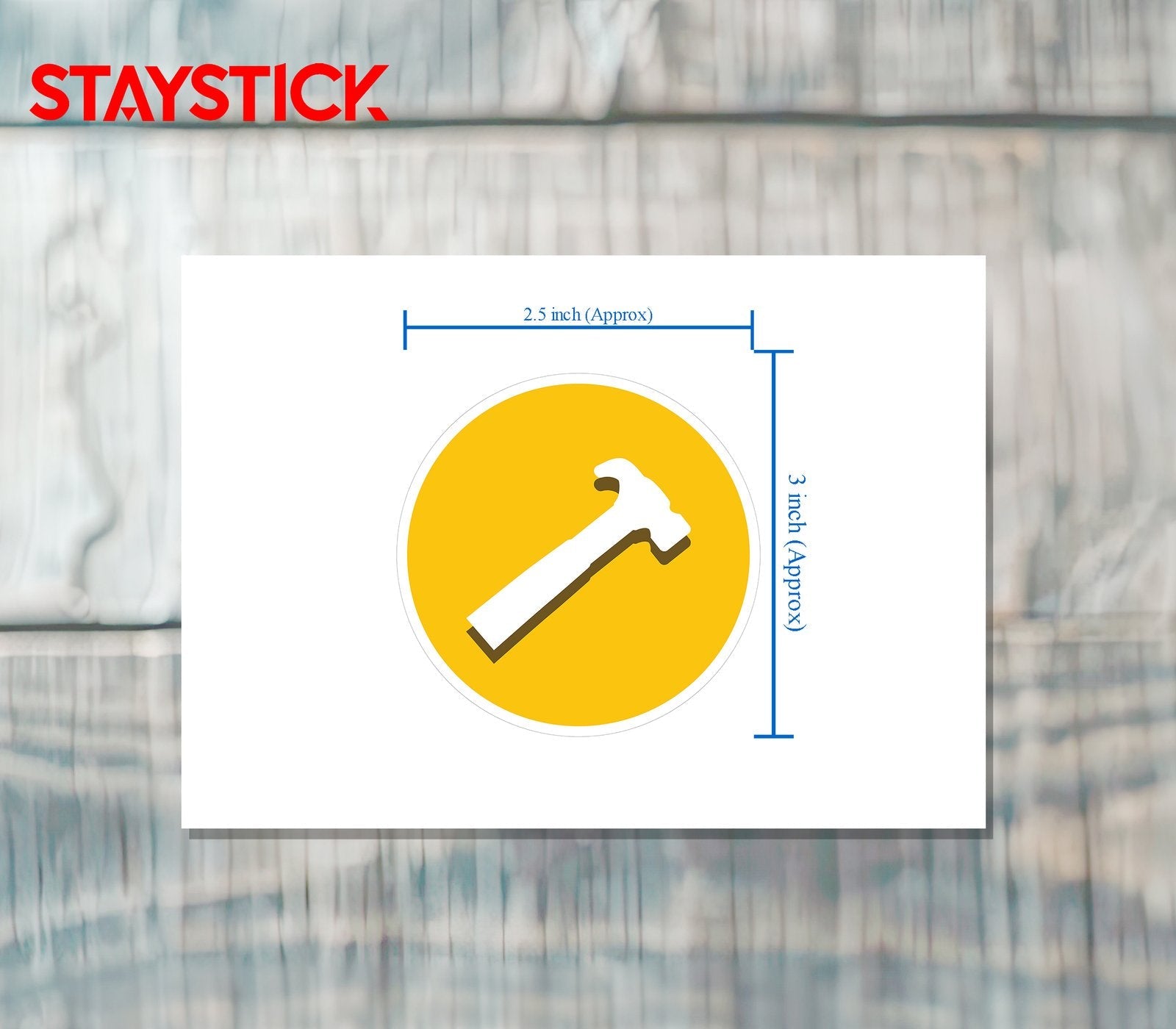HAMMER STICKER Premium Vinyl Sticker