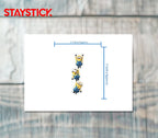Minions Hanging On Sticker Premium Vinyl Sticker