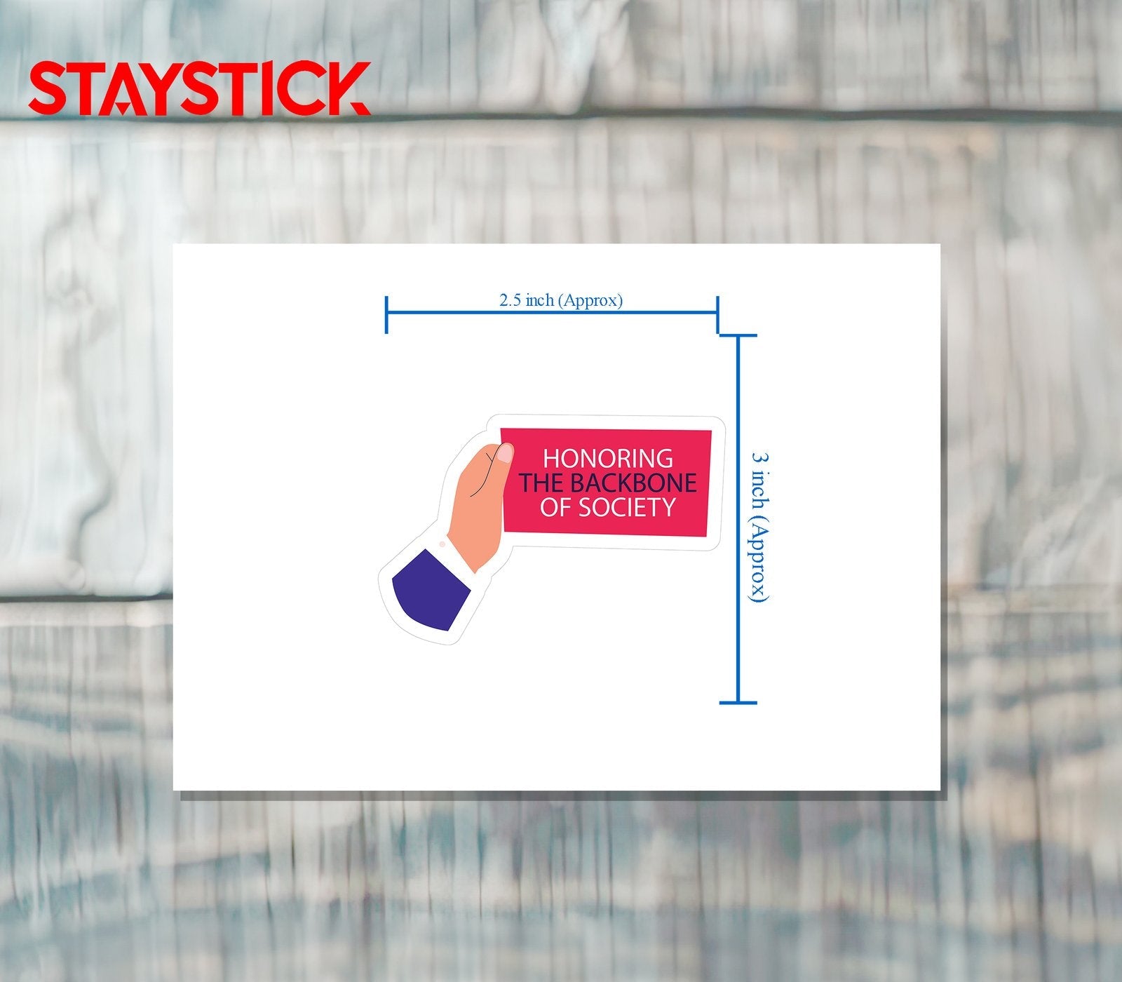 MEANING STICKER Premium Vinyl Sticker